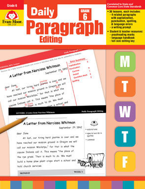 [2729 EMC] Daily Paragraph Editing Grade 6