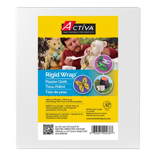 [238 API] Rigid Wrap™ Plaster Cloth 6"W x 50'L Roll