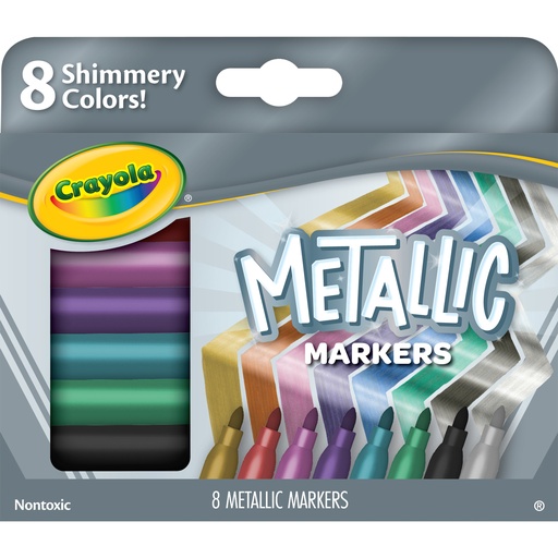 [588647 BIN] Crayola Metallic Markers 8ct 