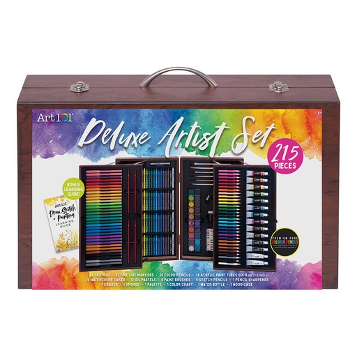 [53215MB AOO] Deluxe Artist Wood Set, 215 Pieces