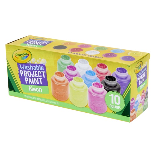 [542390 BIN] Neon 2oz. Paint Set of 10