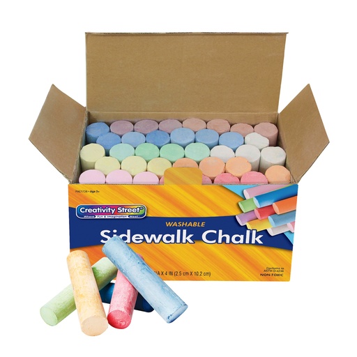 [AC1736 PAC] Assorted Sidewalk Chalk 36 Pieces