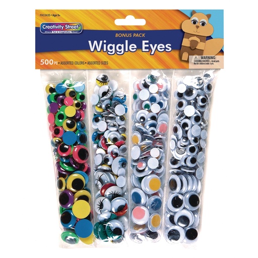 [AC3435 PAC] Assorted Wiggle Eyes 500 Pieces