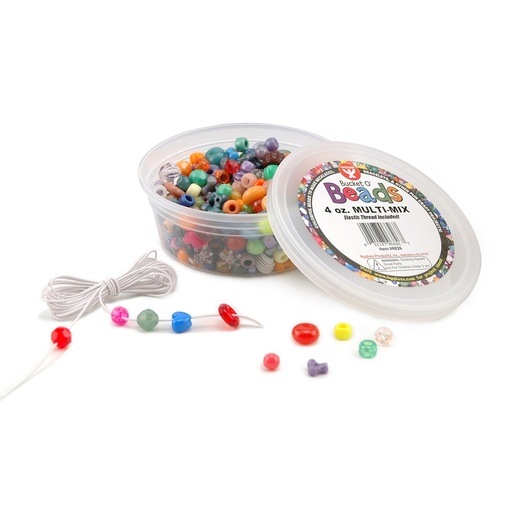 [6826 HG] Assorted Multi-Mix Bucket O’ Beads 4 oz