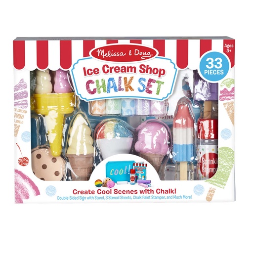 [30622 LCI] Ice Cream Shop Chalk Play Set