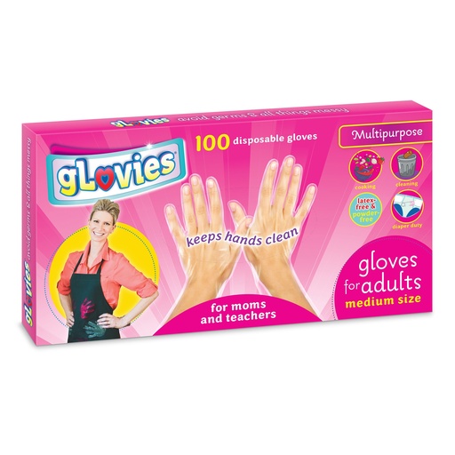 [ADLX002B100 MKB] Mulitpurpose Disposable Gloves for Adults Pack of 100