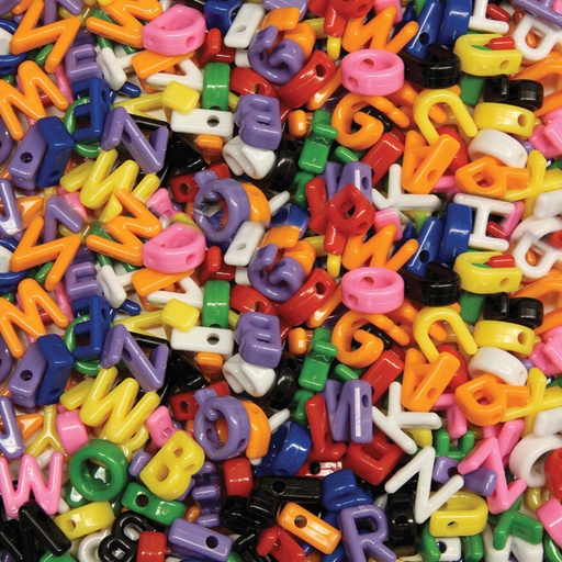 [AC3253 PAC] Upper Case Letters Shaped Beads 288 Pieces