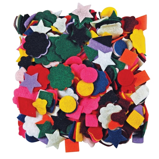 [2138 R] Felt Shapes Pack of 500