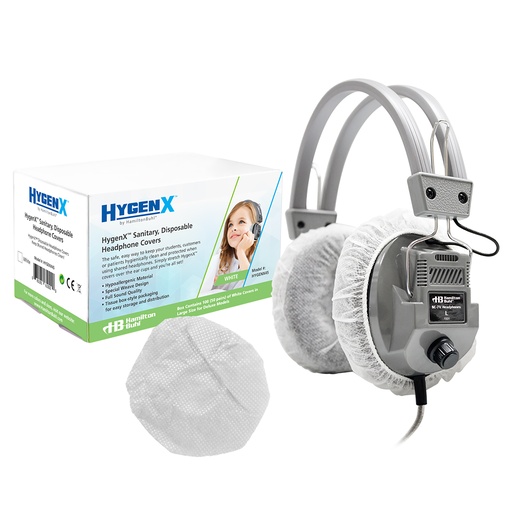 [HYGENX45 HE] Hygenx Sanitary Ear Cushion Covers for Over-Ear Headphones & Headsets 50 Pair