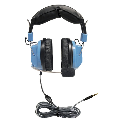 [SCGAMV HE] Deluxe Headset with Gooseneck Mic and In-Line Volume Control plus TRRS Plug