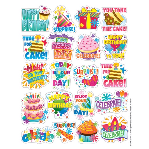 [655062 EU] Birthday Theme Stickers