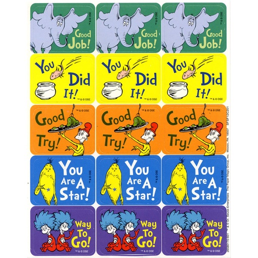 [658017 EU] Dr. Seuss™ Success Stickers