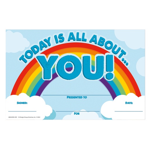 [844229 EU] Today Is All About You Recognition Award Pack of 36