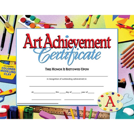 [VA670 H] Art Achievement Certificate