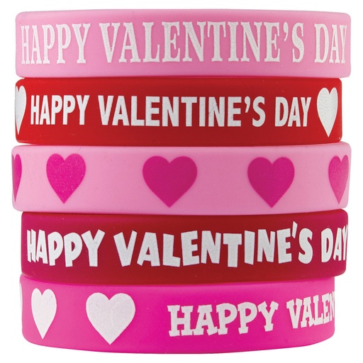 [6564 TCR] Happy Valentine's Day Wristbands