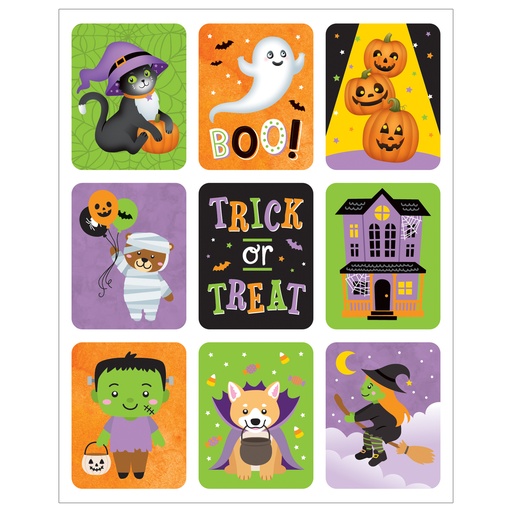 [6949 TCR] Large Halloween Stickers