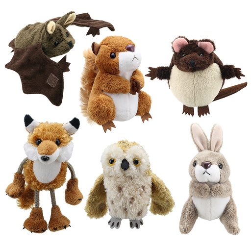 [006839 PUC] Woodland Finger Puppets Set of 6