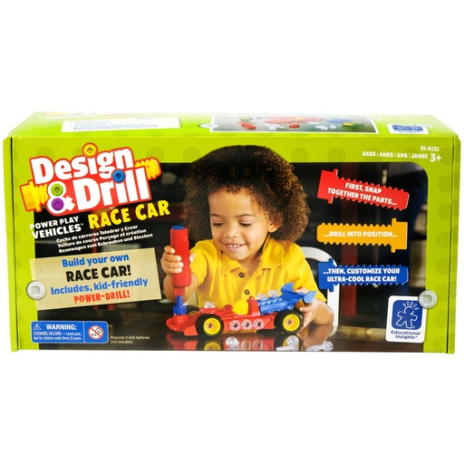 [4131 EI] Design & Drill® Power Play Vehicles™ Race Car