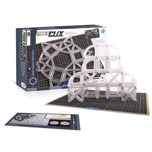 [9203 GC] Clear PowerClix® Frames Magnetic Building Set