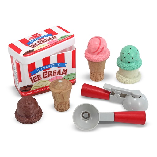 [4087 LCI] Scoop & Stack Ice Cream Cone Playset