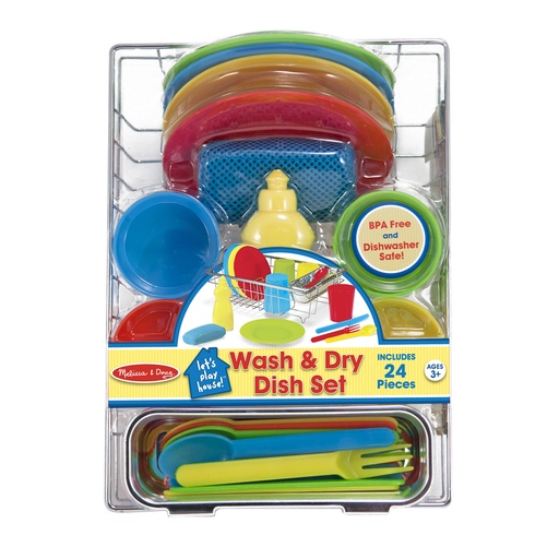 [4282 LCI] Let's Play House! Wash & Dry Dish Set