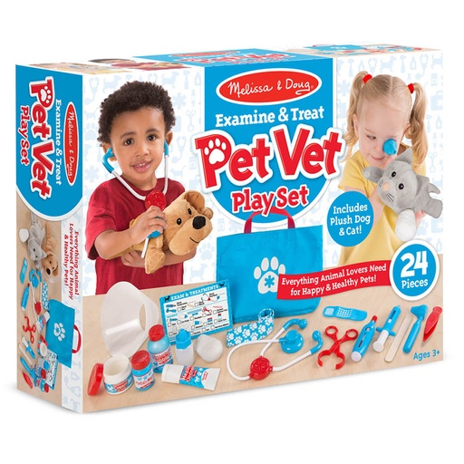 [8520 LCI] Examine & Treat Pet Vet Play Set