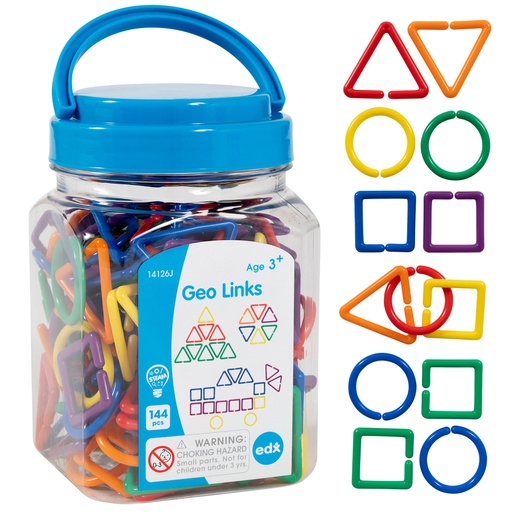 [14126 CTU] Geo Links Mini Jar Set of 144