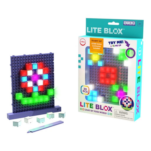 [CB0811SS EBL] Lite Blox Student Set