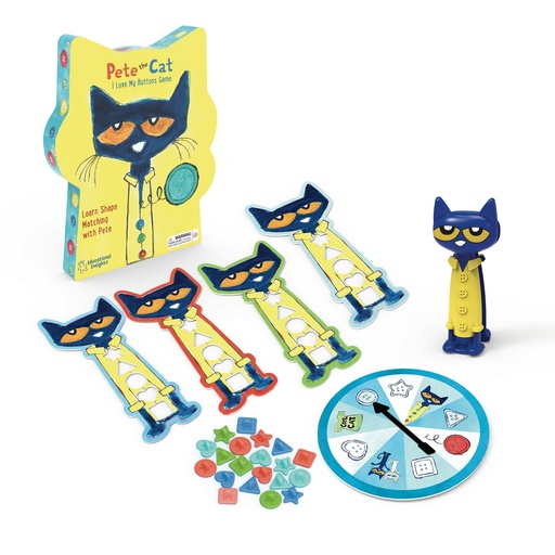 [3419 EI] Pete the Cat® I Love My Buttons Game