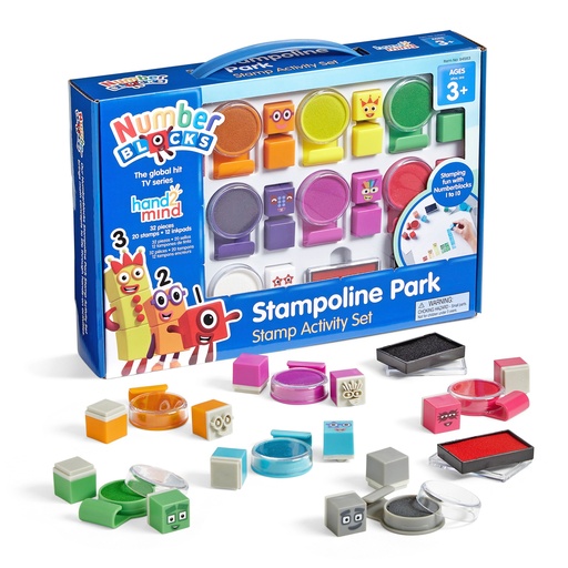 [94563 H2M] Numberblocks Stampoline Park Stamp Activity Set