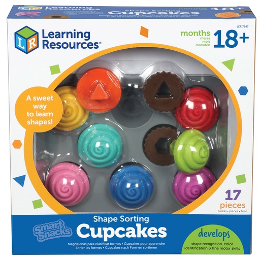 [7347 LER] Smart Snacks® Shape Sorting Cupcakes