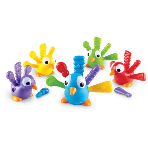 [9095 LER] Fine Motor Peacock Pals