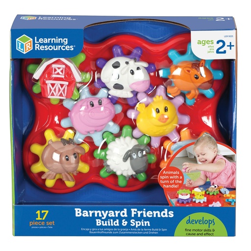 [9221 LER] Build & Spin: Barnyard Friends