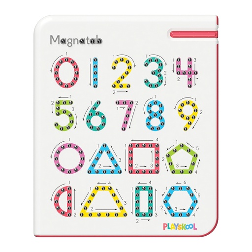 [6319 PAT] 0-9 Numbers & Shapes Magnatab®