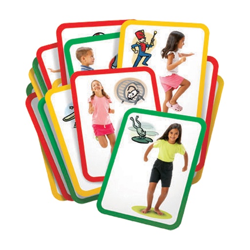 [62012 R] Busy Body Gross Motor Exercise Cards