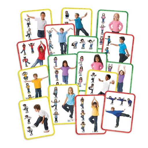 [62013 R] Body Stepping Stones Exercise Cards