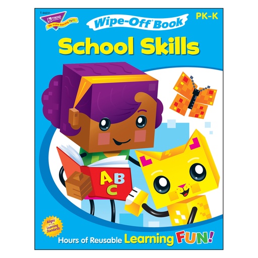 [94231 T] School Skills Wipe-Off® Book Wipe-Off® Book