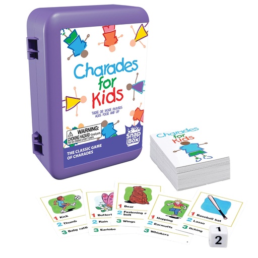 [919195 PRE] Charades for Kids in Snap Box