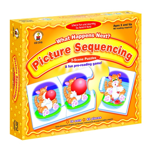 [3115 CD] What Happens Next? Picture Sequencing Puzzle Game