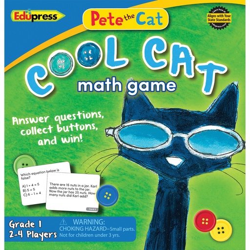 [3531 EP] Pete the Cat® Cool Cat Math Game 1