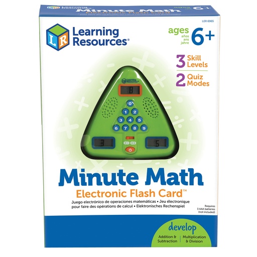 [6965 LER] Minute Math Electronic Flash Card