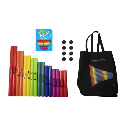 [BW16WP RB] Boomwhacker Boom! Whack! Pop! Kit