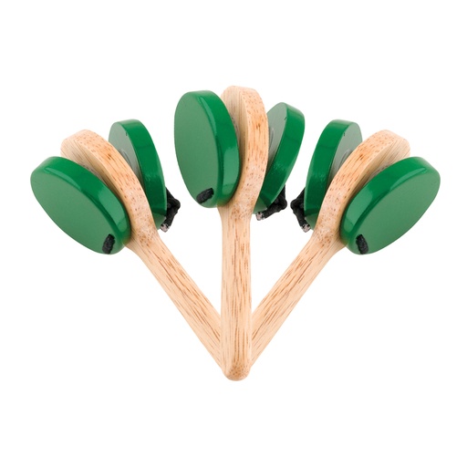 [CA70013 WEP] Wooden Castanet Clapper Set of 3