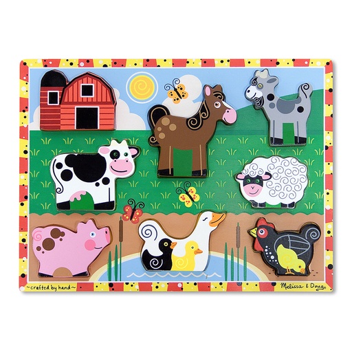 [3723 LCI] Farm Animals Chunky Puzzle