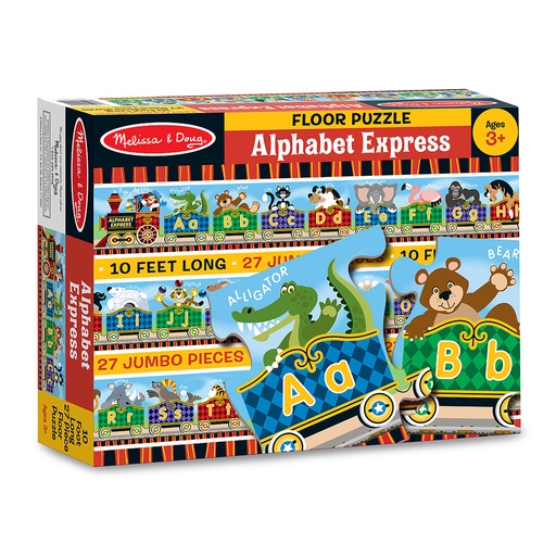 [4420 LCI] Alphabet Express Floor Puzzle