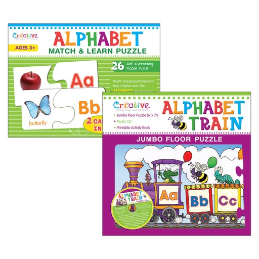 [CTM2033 PBS] Alphabet Puzzle Bundle Set of 2