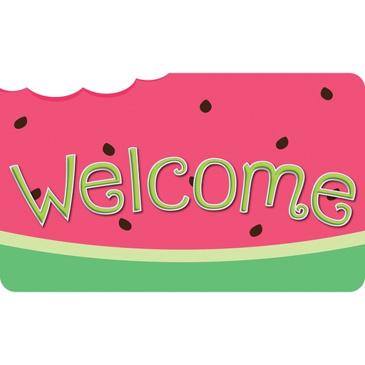 [91311 ASH] Watermelon Welcome Mat 18" x 30"