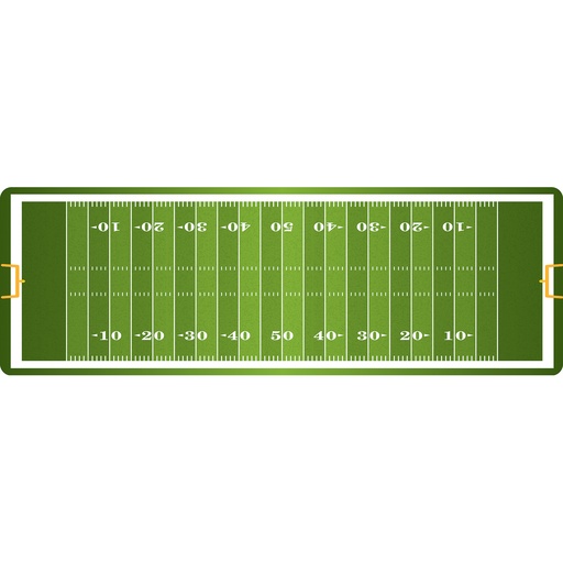 [91412 ASH] Football Field Mat Runner 15.5" x 47"