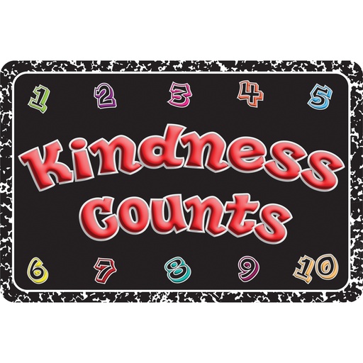 [91561 ASH] Kindness Counts Welcome Mat 15.5" x 23.5"