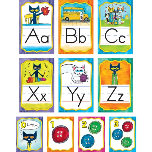 [63950 EP] Pete the Cat® Alphabet Bulletin Board Set